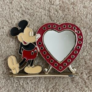 Mickey Mouse Metal Mirror Earring‎ Holder Multi-Colored Walt Disney Productions